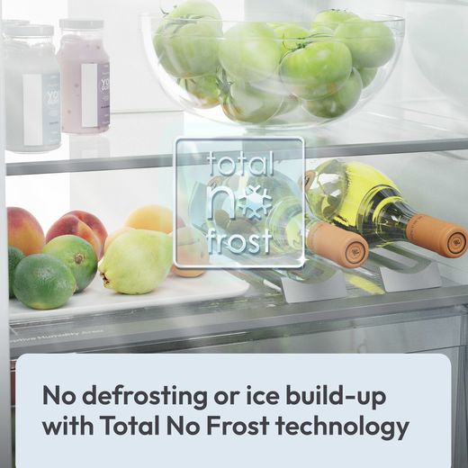Candy CCH1T518EWWK-1 181cm 60/40 No Frost Fridge Freezer - White - Annotation - No defrosting shot