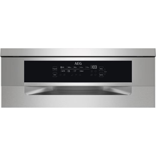 AEG Standard Dishwasher - Stainless Steel - Control panel