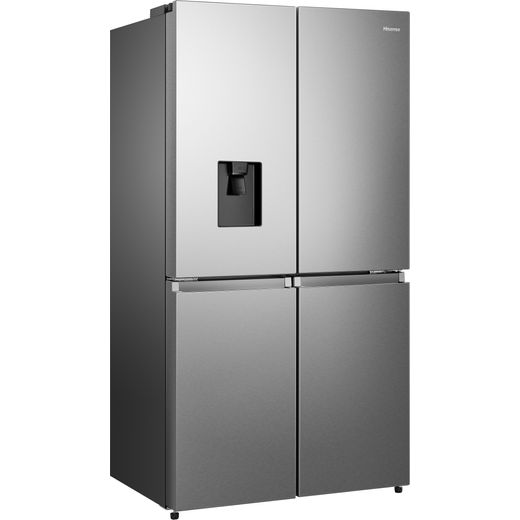Hisense American Fridge Freezer - Stainless Steel - Right perspective