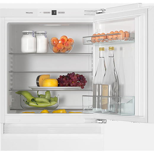 Miele K31222Ui Integrated Under Counter Fridge - Fixed Door Fixing Kit - White - F Rated