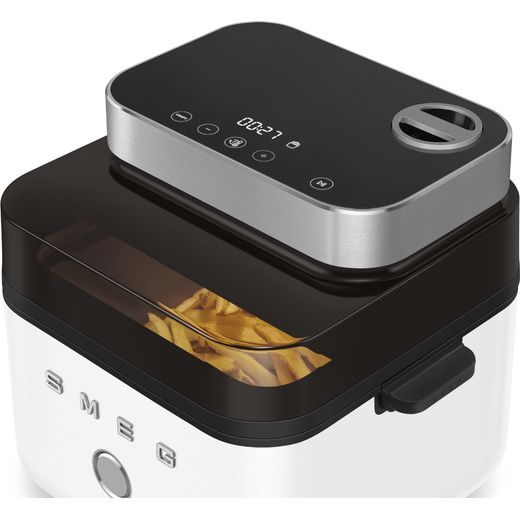 Smeg Collezione AFC01WHMUK Air Fryer - White - top view shot
