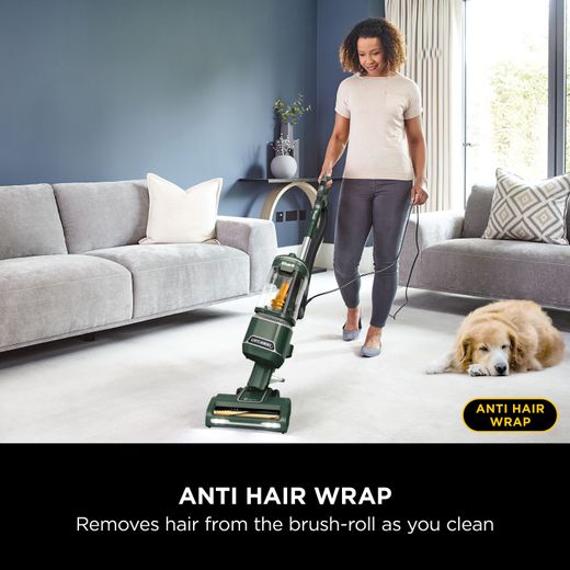 Shark Anti-Hair Wrap with Powered Lift Away and True Pet NZ691UKT Upright Vacuum Cleaner - Annotation - Anti hair wrap shot