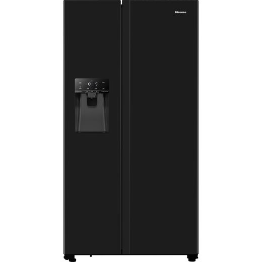 Hisense RS694N4TBF American Fridge Freezer - Black - F Rated