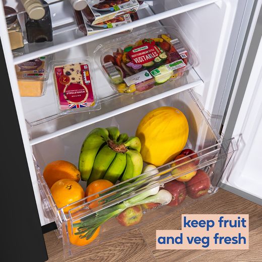 Russell Hobbs Upright Freezer - Black - Annotation - Keep fruit and veg fresh shot