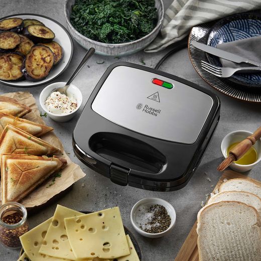 sell Hobbs Sandwich Toaster - Black - Sandwich toaster in kitchen shot