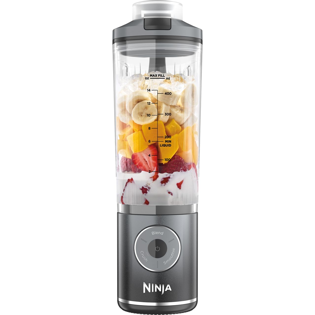 Ninja 0.5L Blast Max Portable Blender | BC251UKGY | ao.com