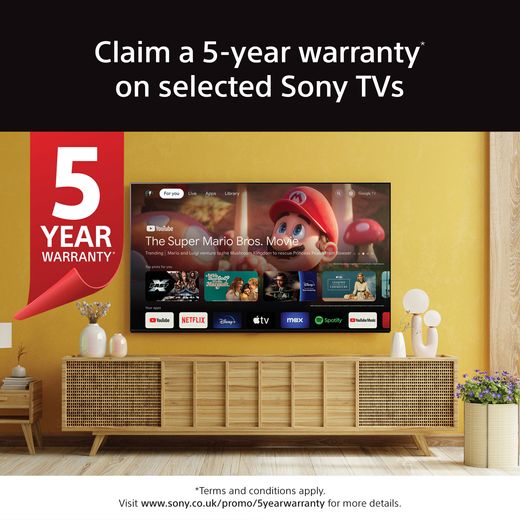 Sony BRAVIA 8 XR80 77" 4K Ultra HD OLED Smart Android TV - Annotation - 5yrs_warranty