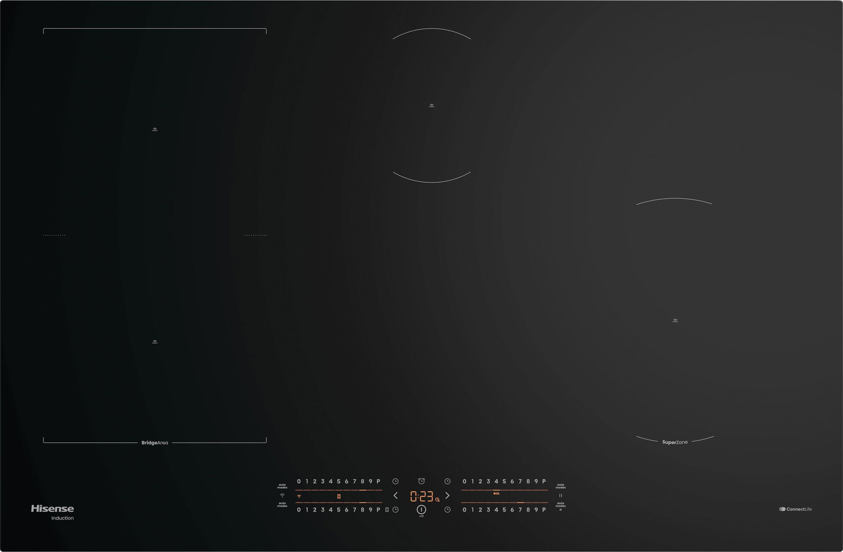 Image of Hisense Hi6 HI8432BSCWF 80cm Induction Hob - Black, Black