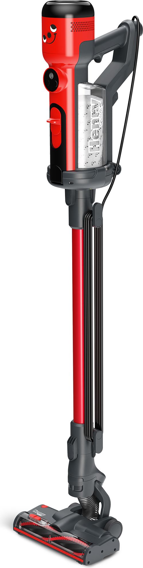 Numatic - Henry Quick - Upright Vacuum Cleaner - 10m Cord - 1L Capacity - Red