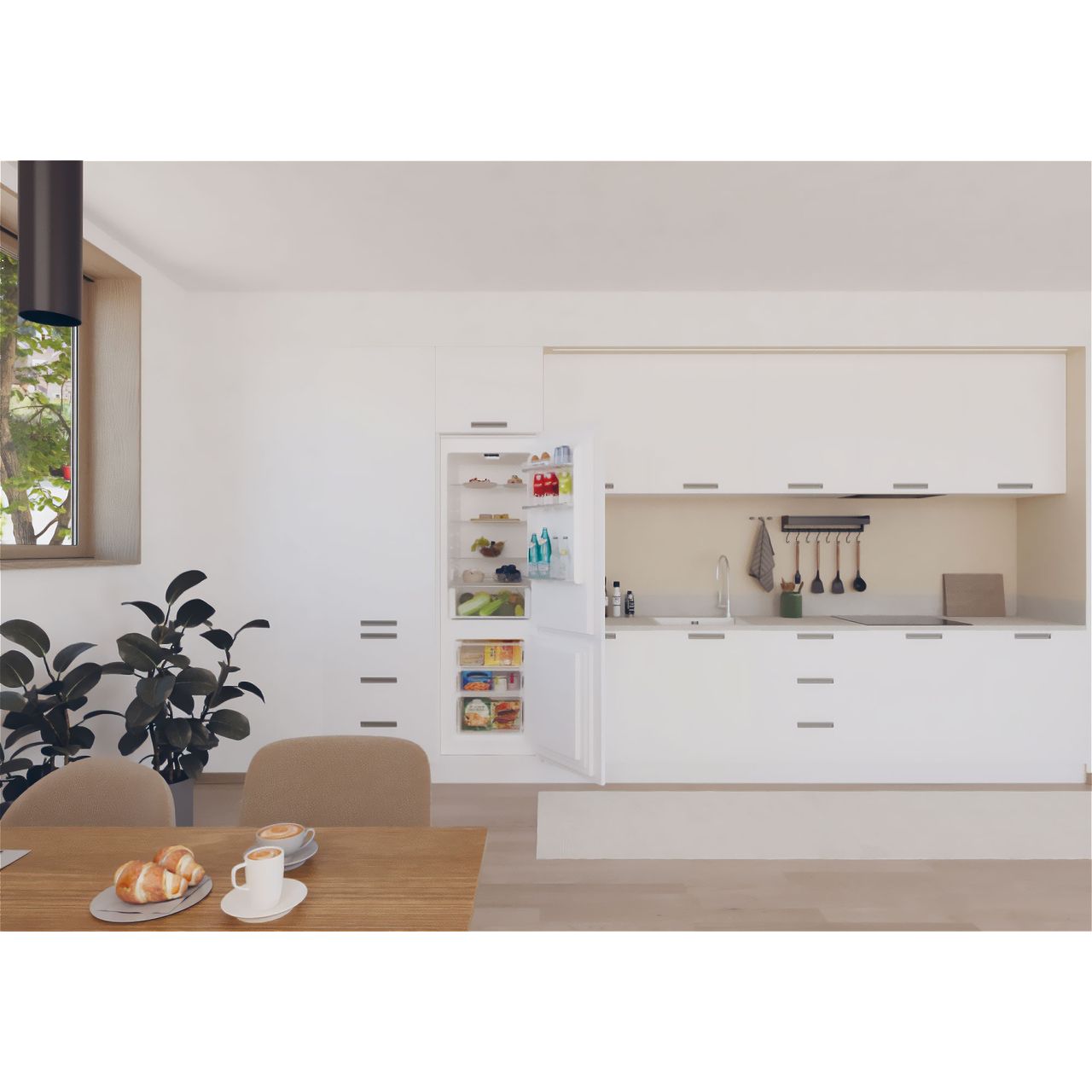 Candy 250L Fridge Freezer | CBBML18EK_WH | ao.com