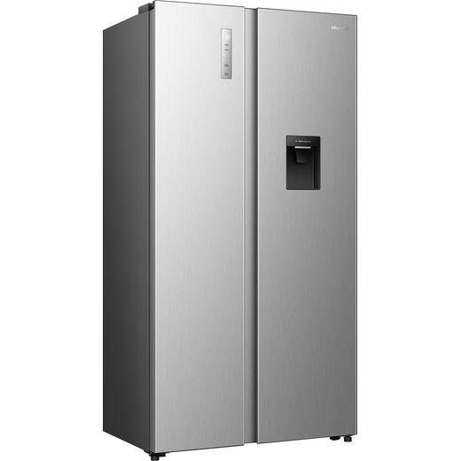Hisense PureFlat American American Fridge Freezer - Silver - Right perspective