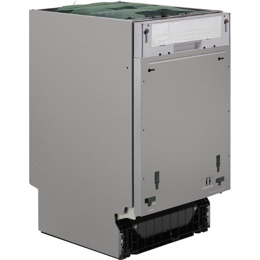 Hoover Fully Integrated Slimline Dishwasher - Stainless Steel Control Panel with Fixed Door Fixing Kit - Right perspective