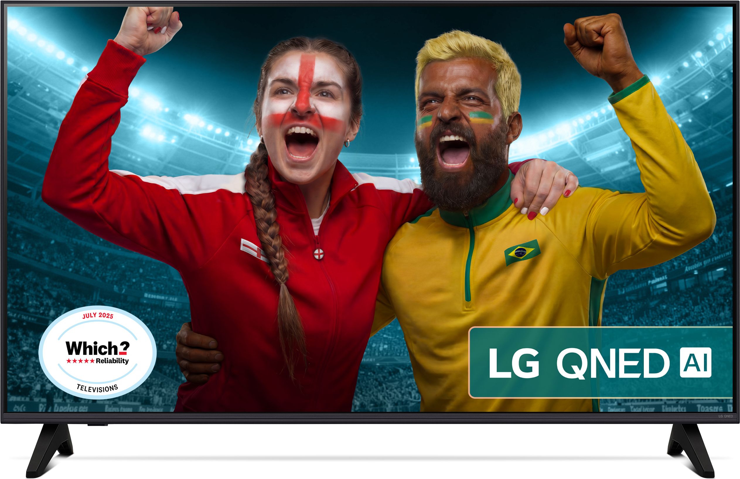 LG 43" QNED70A 4K UHD Smart TV - Black