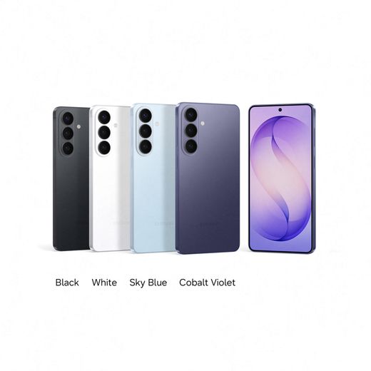 Samsung Galaxy S26 256GB Smartphone in Cobalt Violet - Annotation - Colour variations