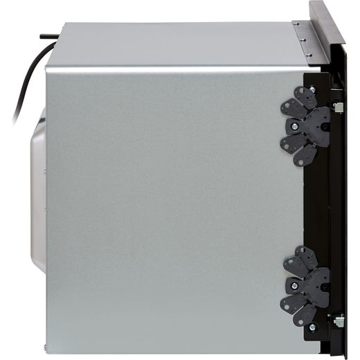 Hisense Hi6 BlackLine BIM325GI63DBGUK 39cm tall, 59cm wide, Built In Compact Microwave - Jet Black - Side shot