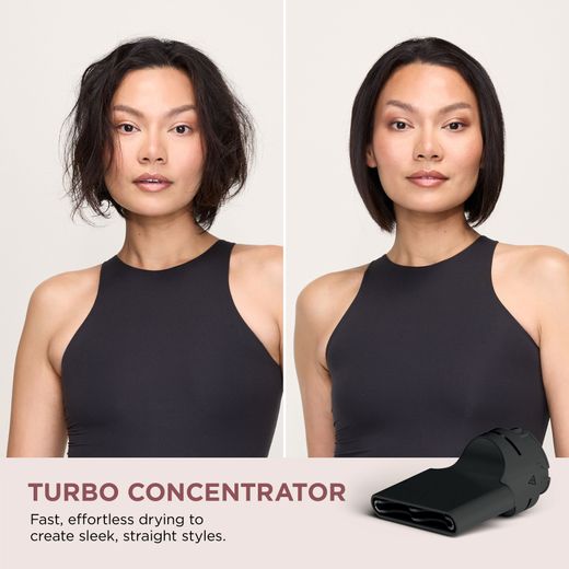 Shark SpeedStyle Pro 3-in-1 HD731UK Hot Air Styler - Black - Annotation - Turbo concentrator