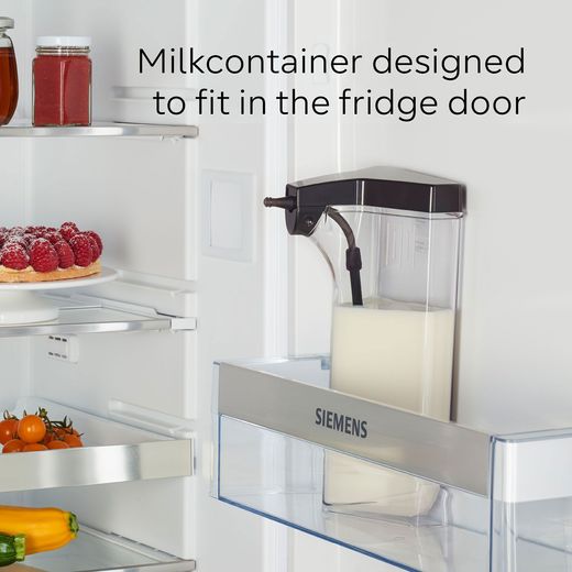 Siemens EQ900 TQ903GB9 Bean to Cup Coffee Machine - Black - Annotation - Milk container shot