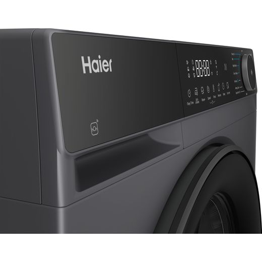 Haier X Series 5 HWD100BP16357GUK 10Kg / 6Kg Washer Dryer with 1600 rpm - Graphite - Close up shot