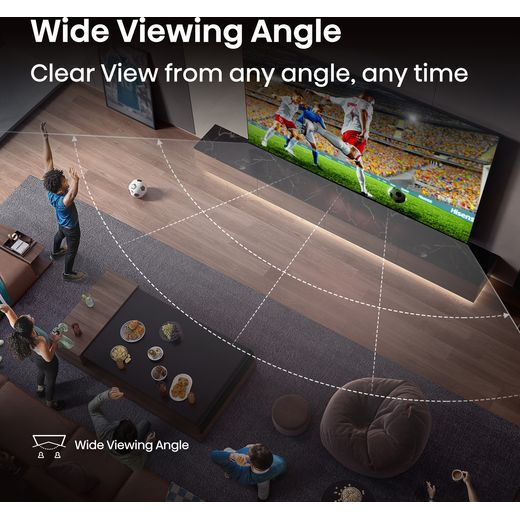 Hisense A4Q 32" HD Smart TV - Annotation - Wide viewing angle shot