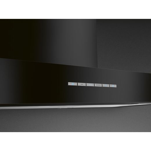 Smeg KBT100BL 100cm Chimney Cooker Hood - Black - Control panel