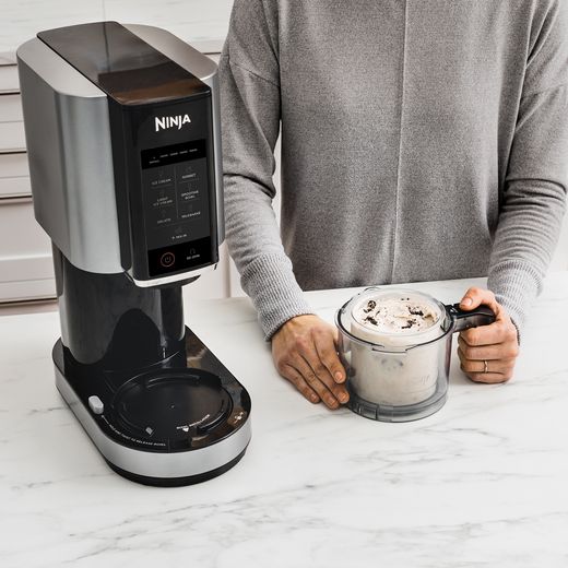 Ninja NC300UK ice cream maker Traditional ice cream maker 0.5 L 800 W Black, Silver