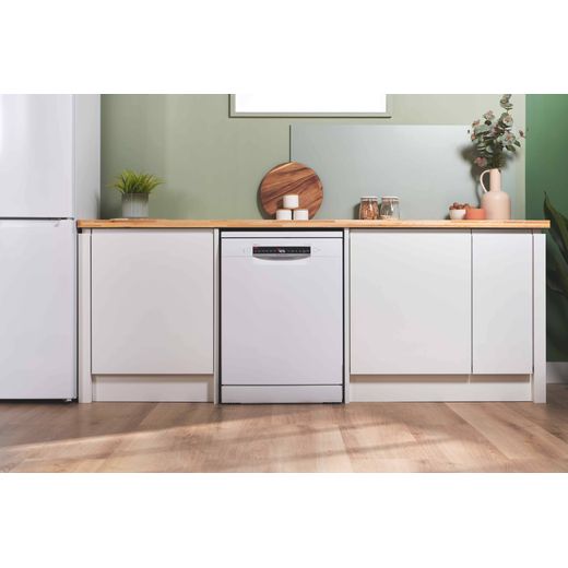 Bosch Series 4 Standard Dishwasher - White - Dishwasher in kitchen