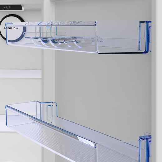 Beko HarvestFresh™ Fridge Freezer - Black - Door shelves