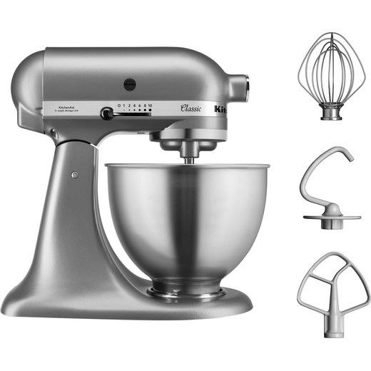 KitchenAid Food Mixer White 5K45SSBSL