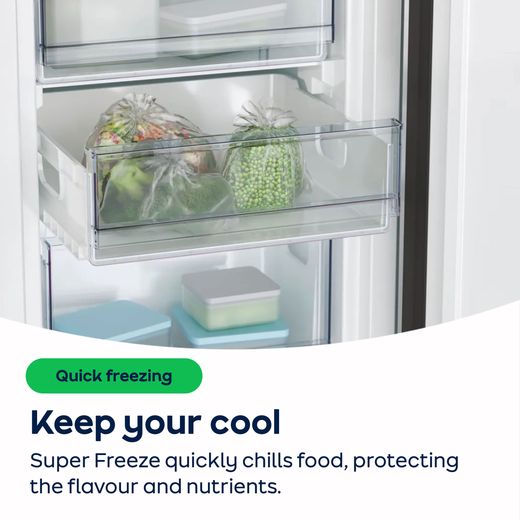 Candy 50/50 Fridge Freezer - White - AO Annotation -  Super-Freeze