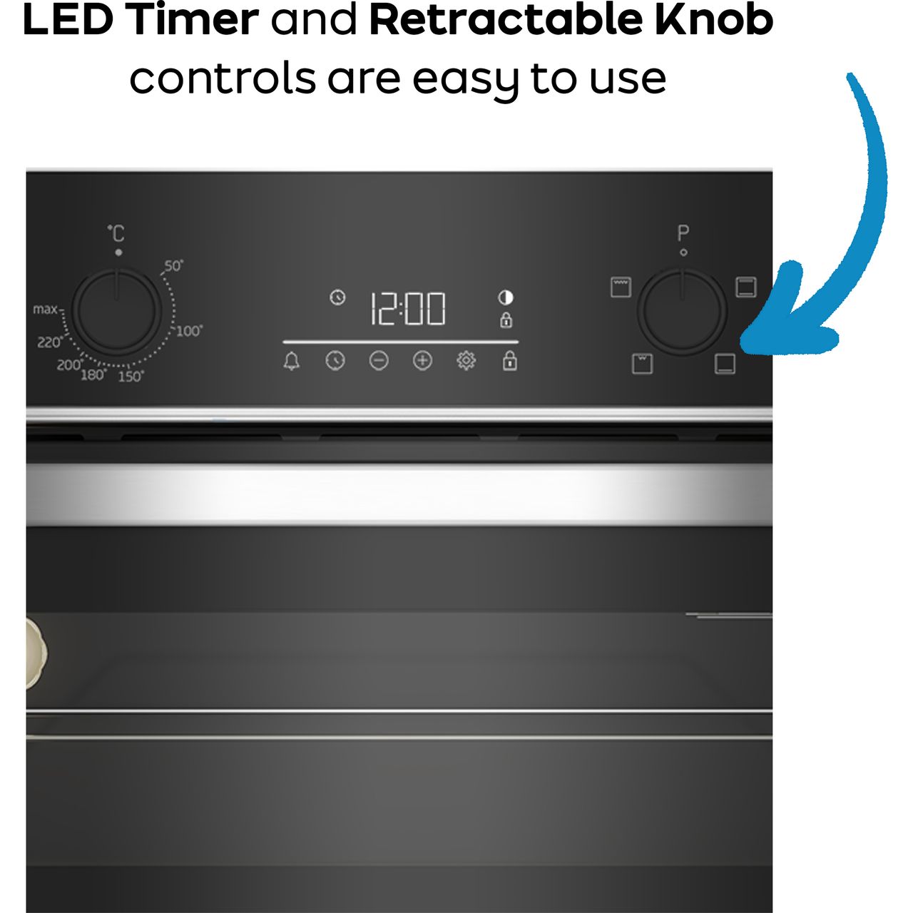 beko eye level double oven bdqf24300b