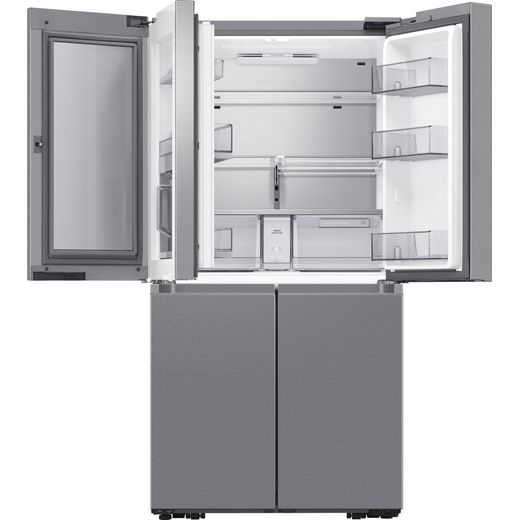 Samsung Series 9 Beverage Center™ American Fridge Freezer - Silver - Doors open
