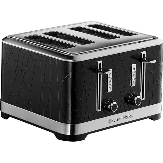 Russell Hobbs Structure 28101 4 Slice Toaster - Black