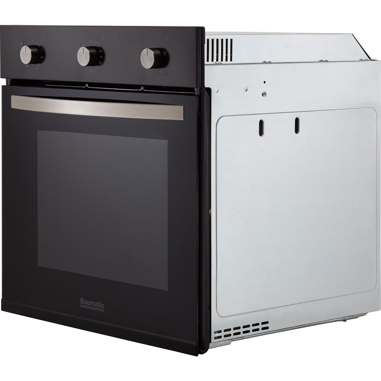 Baumatic BOFMU604B Built In 60cm A Electric Single Oven Black New