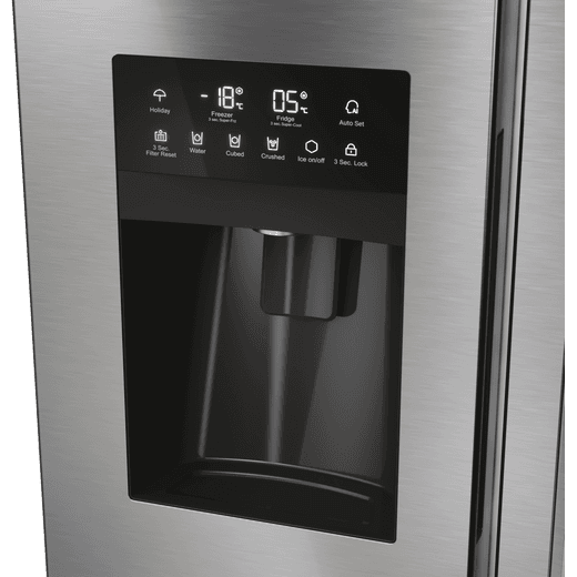 Haier SBS 90 Series 5 American Fridge Freezer - Stainless Steel - Water dispenser