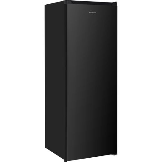 Russell Hobbs RH143FFFZ542E1B 143cm Small Upright Freezer with Door-on-door Kit - Black - Right perspective shot