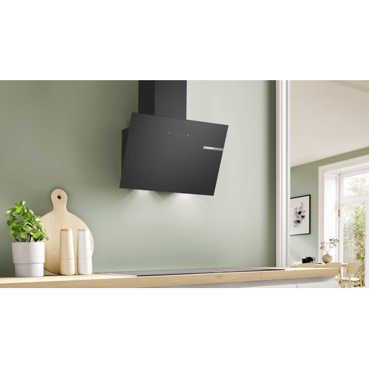 Bosch Series 2 DWK65DK60B 60 cm Chimney Cooker Hood - Black - Cooker hood in kitchen
