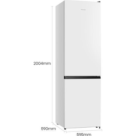 Hisense 70/30 Frost Free Fridge Freezer - White - Dimensions