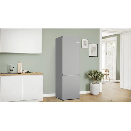 Bosch Fridge Freezer - Stainless Steel Effect - Fridge freezer in kitchen