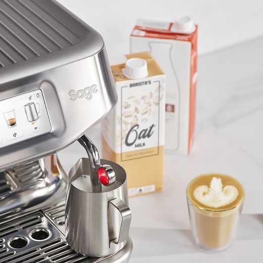 Sage The Barista Touch™ Impress with Cold Brew Espresso Coffee Machine - Stainless Steel - Frothing milk