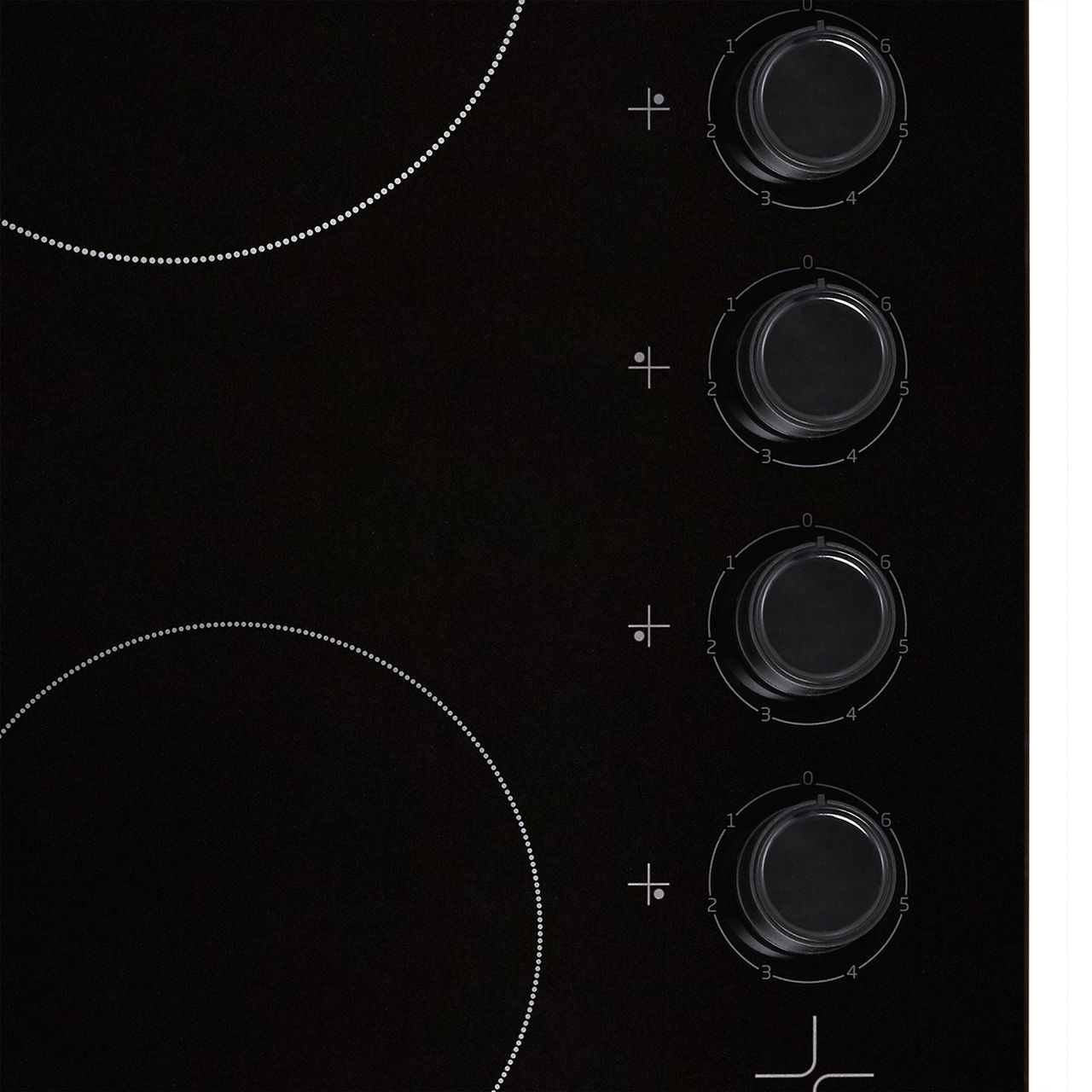 beko hic64102 58 cm electric ceramic hob black