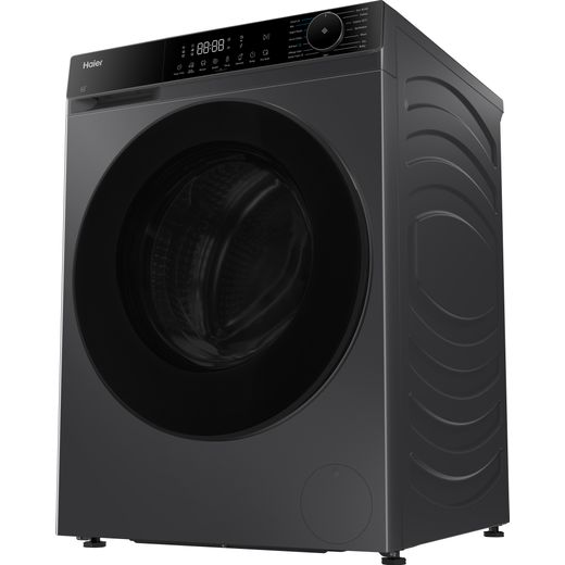 Haier X Series 5 HWD100BP16357GUK 10Kg / 6Kg Washer Dryer with 1600 rpm - Graphite - Left perspective shot