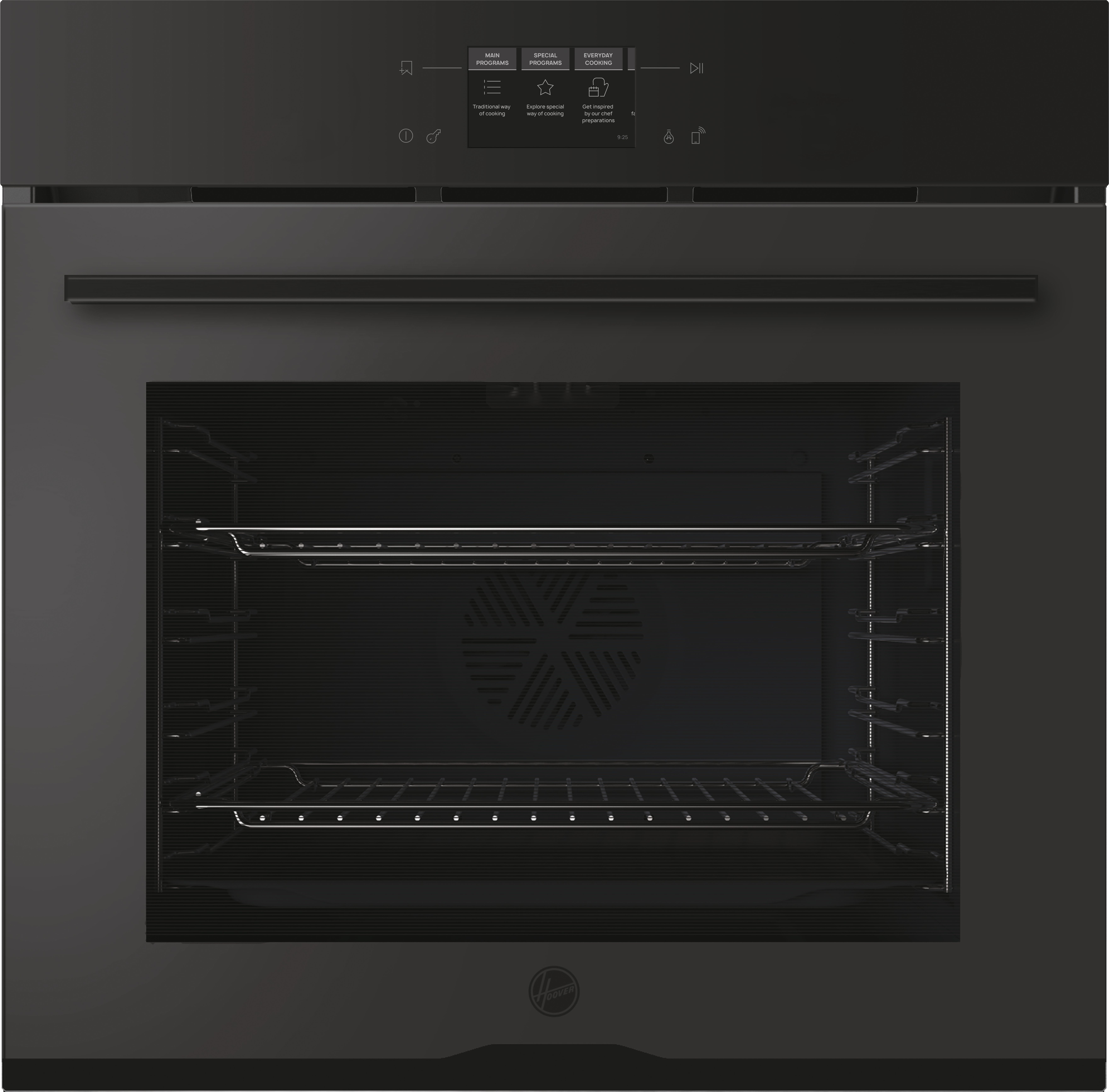 Hoover HO6 M5C3HTB Built-in Electric Single Oven - 78L - Black - A++ Rated