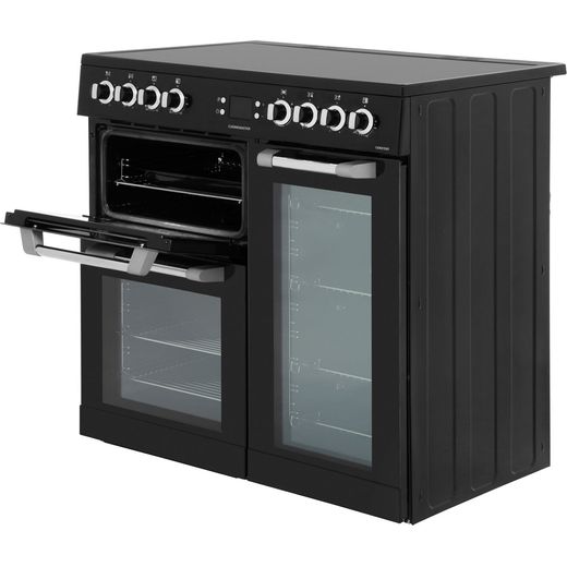 Leisure Cuisinemaster CS90C530K 90cm Electric Range Cooker with Ceramic Hob - Black