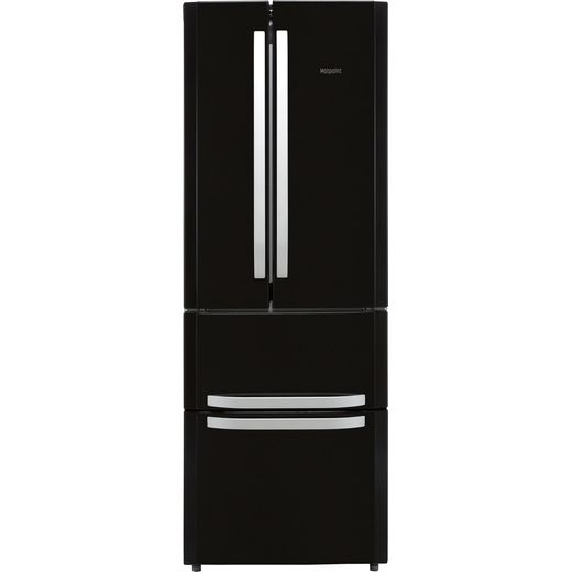 Hotpoint FFU4DK1 60/40 Frost Free Fridge Freezer - Black - F Rated