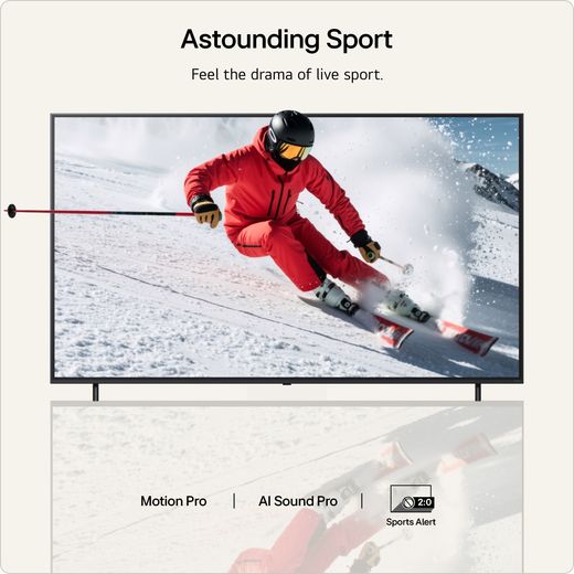 LG 86" 4K Ultra HD MiniLED Smart TV - Annotation - sport shot