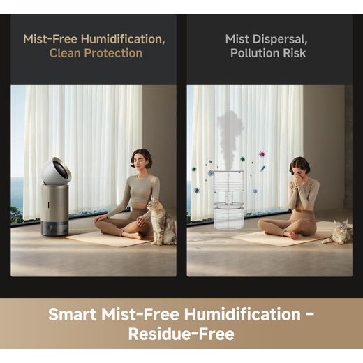 Dreame PM30 CVF15A Air Purifier - Grey - annotation - mist-free humidification