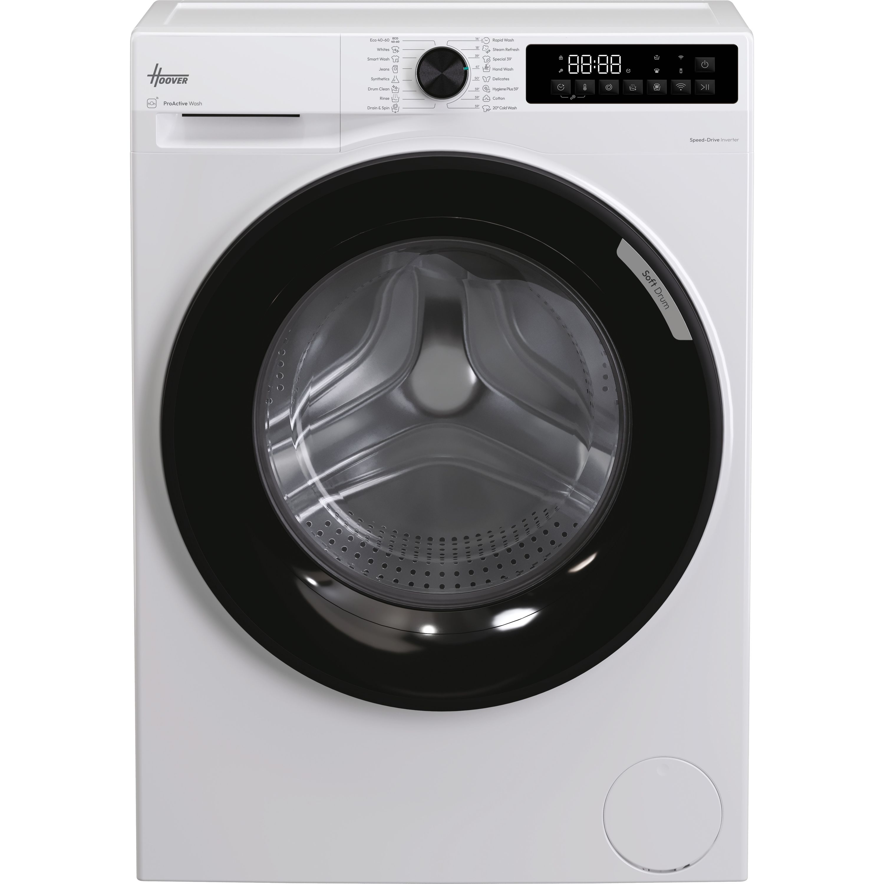 Hoover HBR 412BL10-80 Washing Machine - 12kg - 1400 rpm - White