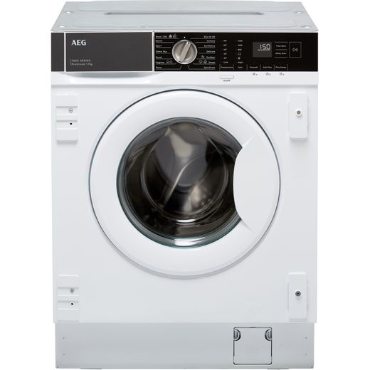 AEG ProSteam® Technology LF7E7431BI Integrated 7kg Washing Machine with 1400 rpm - White - Front shot