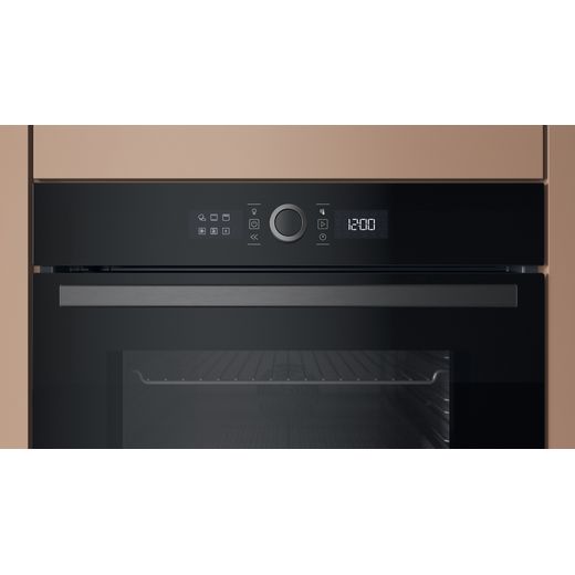 Hotpoint 859991682560 Electric Single Oven Black - Control panel shot 