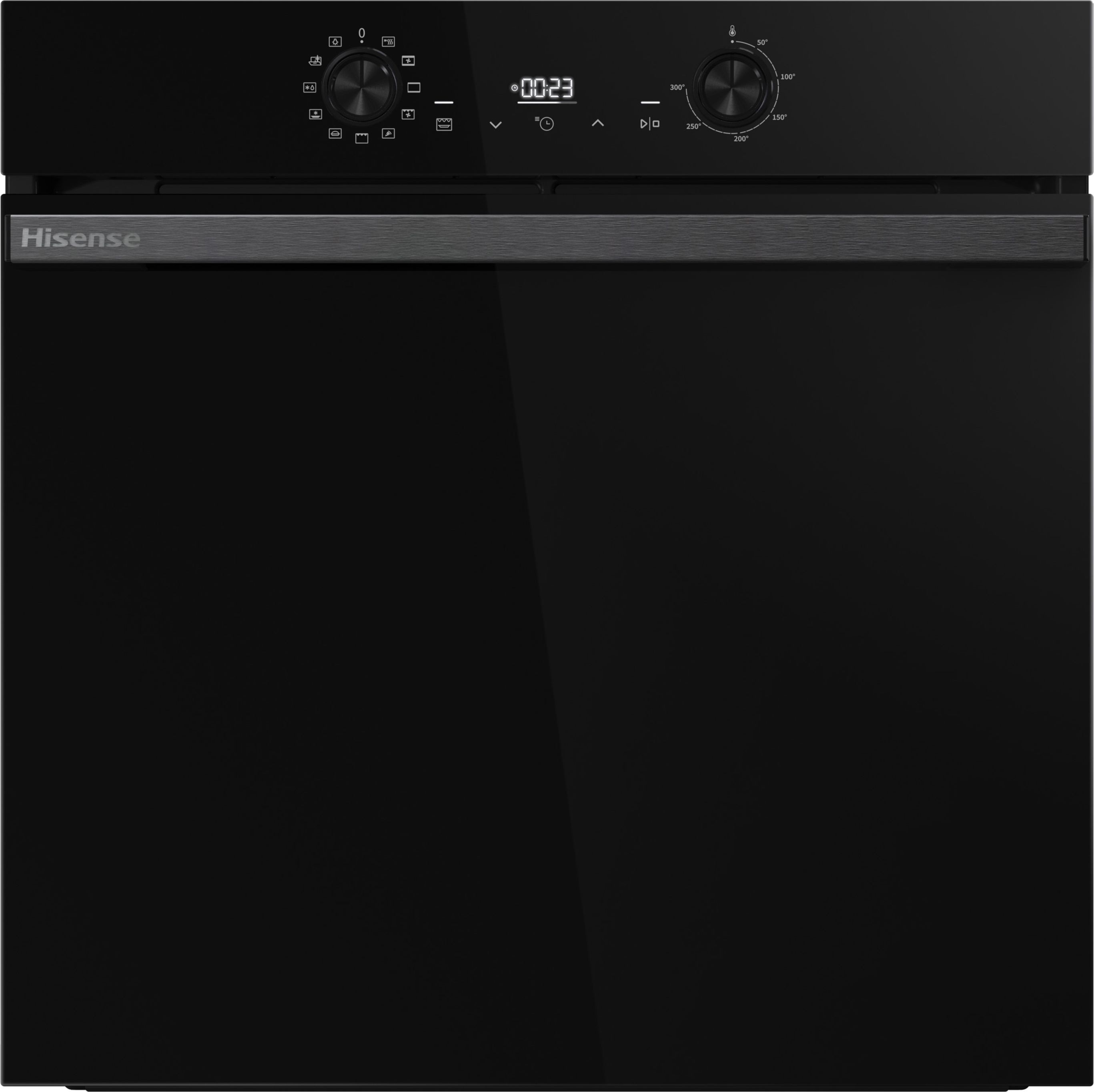 Hisense BI622ABPGUK Multifunctional Electric Oven - 77L Capacity - Fast Preheat - Steam Clean - Black